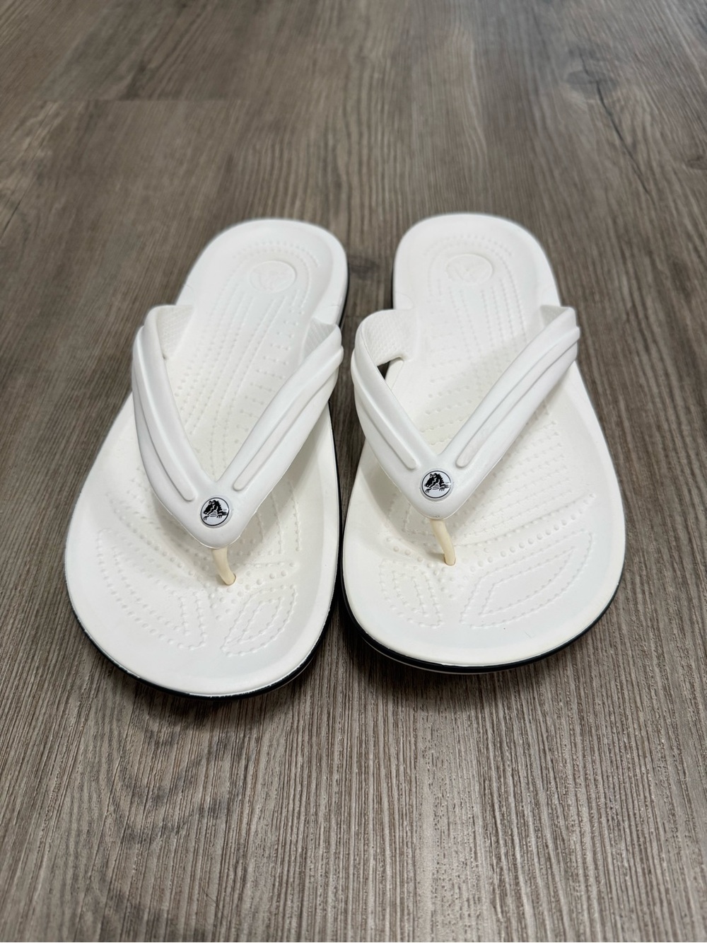 Crocs crocband thong flip flops Women’s 9/ Men’s 7 excellent condition - Picture 2 of 7